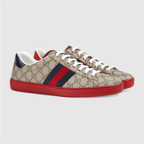 gucci ace supreme gg|Gucci Gg Supreme sneakers.